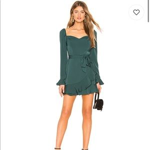 Emerald Green Mini Dress